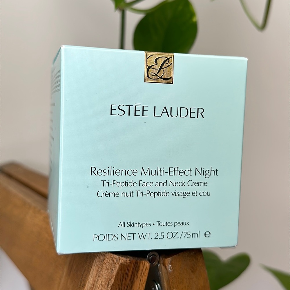New Estée Lauder resilience multi-effect tripeptide face and neck night cream